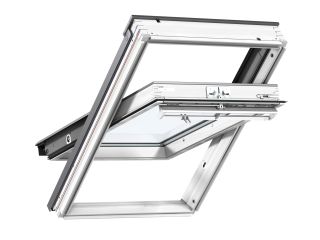 Picture of Velux 550mm x 780mm White Painted Centre Pivot Window with Enhanced Security
GGL CK02 2070Q