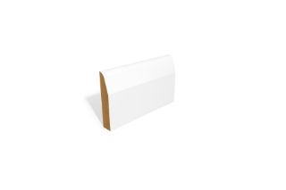 Picture of 18mm x 94mm x 4.2m White Primed MDF Chamfered & Round Skirting FSC
SLKSR018094