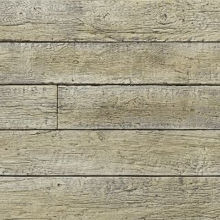 Close-up view of Millboard Weathered Oak decking in a driftwood finish, featuring a highly textured, aged timber grain with natural-looking knots and grooves for a realistic reclaimed wood appearance