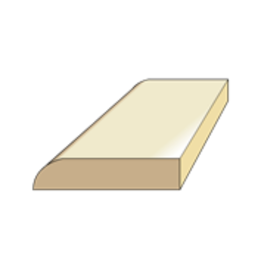 Picture of 19mm x 75mm Bullnose Skirting FSC