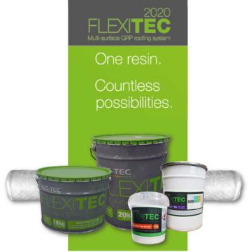 Picture of Res-Tec GRP 2020 Flexitec Dark Grey Resin 20kg (14 Litre)
162003 (2 Coats provides 7-10m2 Approx. Coverage per Tin)