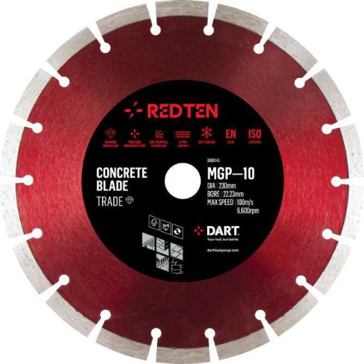 Picture of DART Red Ten MGP-10 115Dmm x 22B Diamond Blades (3)
DB00126