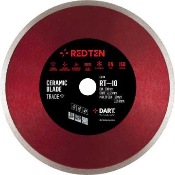 Picture of DART Red Ten RT-10 115Dmm x 22B Ceramic Diamond Blade
DB01670