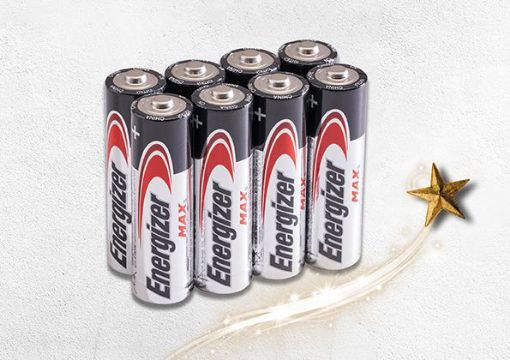 Picture of Energizer AA Batteries 4+4 Pack
XMS21BATTAA/