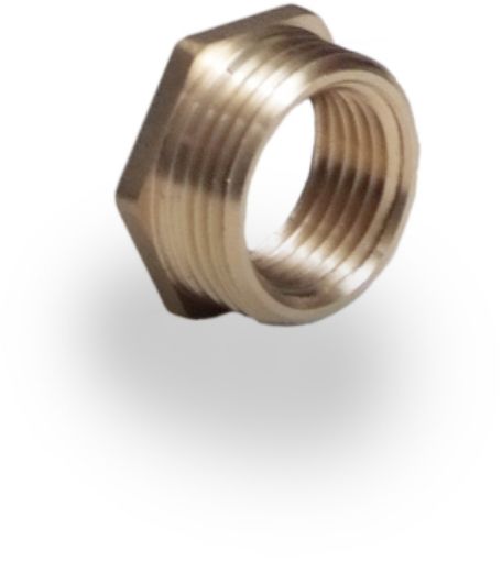 Picture of 3/4" x 1/2" Brass Hexagon Bush 
349135