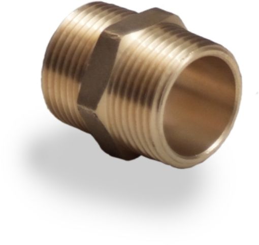 Picture of 3/4'' Brass Hexagon Nipple
349322