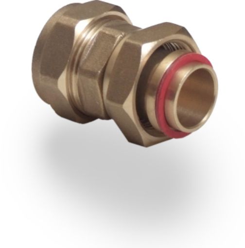 Picture of 15mm x 1/2" Compression Bent Tap Connector
324625