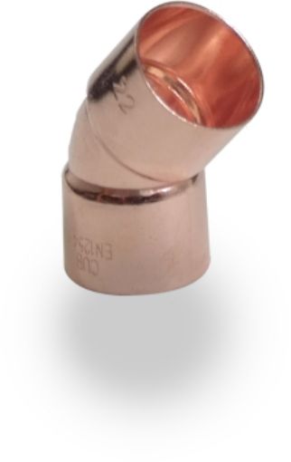 Picture of 22mm Endfeed Obtuse Elbow (45 Deg) - WRAS
432912