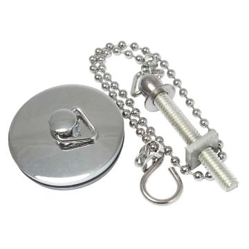 Picture of Embrass Prepack Brass Basin Plug with 12" Ball Chain & Stay CP
201924-PAC