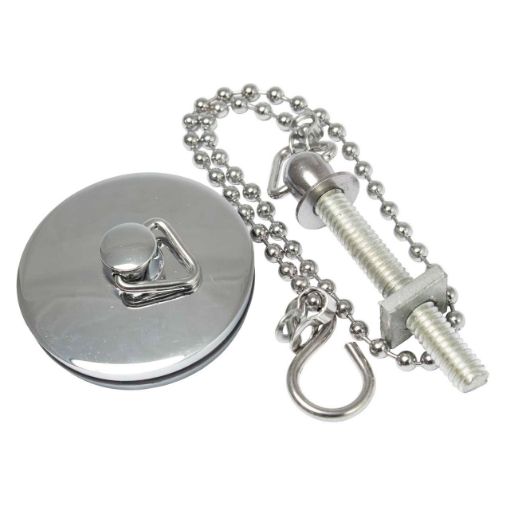 Picture of Embrass Prepack Brass Basin Plug with 12" Ball Chain & Stay CP
201924-PAC