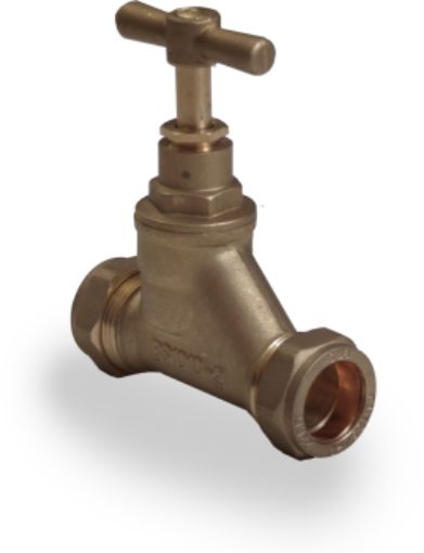 Picture of 22mm Brass Stopcock C x C 
301611