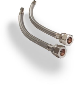 Picture of 15mm x 10mm Monobloc Flexi Tap Connector -300mm (Pair)
324675