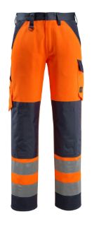 Picture of MASCOT® SAFE LIGHT Trousers with kneepad pockets Hi-Vis Red/Dark Anthracite L30 W32.5 
15979-948-22218