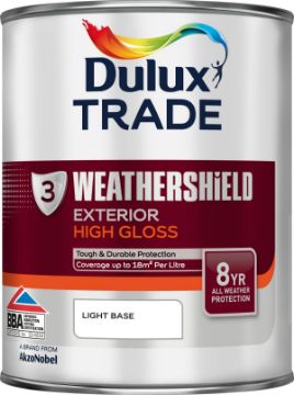 Picture of Dulux Trade Weathershield Exterior Gloss Light Base