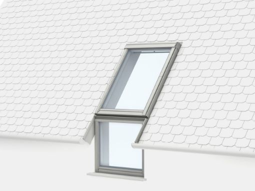 Picture of Velux Twin Roof/Vert. Window Slate Flashing
