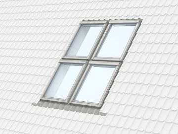 Picture of Velux 120mm Triple Tile Flashing with 100mm Gap