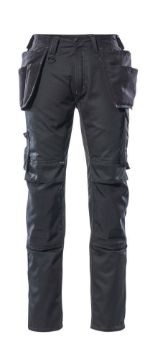 Picture of Mascot Unique Trousers With Holster Pockets Cordura Black
