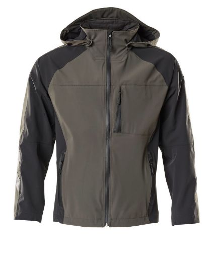 Picture of Mascot Unique Outer Shell Jacket Dark Anthracite/Black