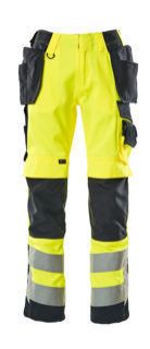 Picture of MASCOT® SAFE SUPREME Trousers with holster pockets Hi-Vis Yellow/Dark Navy L30 W40.5 CORDURA®
15531-860-17010