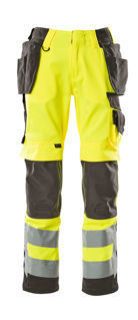 Picture of MASCOT® SAFE SUPREME Trousers with holster pockets Hi-Vis Yellow/Dark Anthracite L35 W30.5 CORDURA®
15531-860-1718