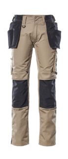 Picture of MASCOT® UNIQUE Trousers with holster pockets Light Khaki/Black L32 W33.5 CORDURA®
17631-442-5509