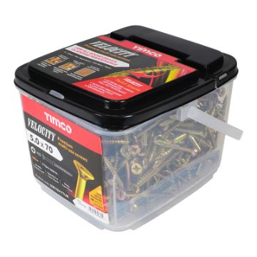 Picture of 5.0 x 70mm Velocity Screws Tub PZ2 CSK - ZYP (375)
50070VYTUB