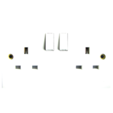 Picture of 13 Amp 2 Gang Switched Socket
Sparkpak LE40