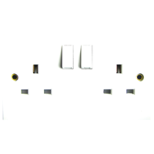 Picture of 13 Amp 2 Gang Switched Socket
Sparkpak LE40