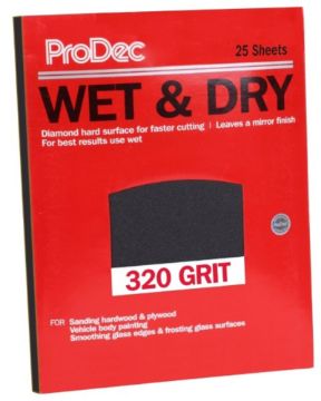 Picture of Rodo ProDec Wet & Dry Sandpaper - P320 Fine (Single)
PAWD320 (25)