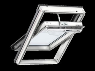 Picture of Velux 550mm x 1180mm White Painted INTEGRA Solar Electric Centre Pivot Window with Triple Glazed Rain Noise Reduction
GGL CK06 206830