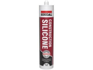 Picture of Soudal Construction Silicone Clear Fungicidal Low Modulus Acetoxy Silicone 290ml
121648
