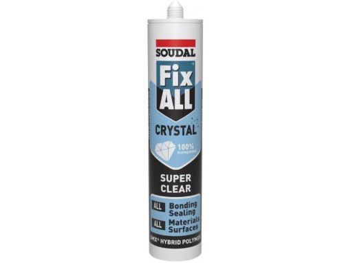 Picture of Soudal Fix All® Crystal Clear Sealant, Adhesive and Filler 290ml
121648