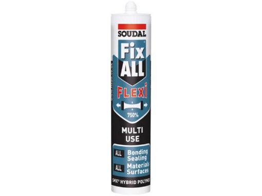 Picture of Soudal Fix All® Flexi High Flexibility White Sealant, Adhesive and Filler 290ml
121648