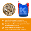Infographic highlighting benefits of Cerney gravel: decorative appeal, durability, and versatility