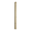 Close-up of a chamfered and beaded treated timber decking newel post, 1250mm tall with a decorative top, designed for use in garden balustrades and decking installations
