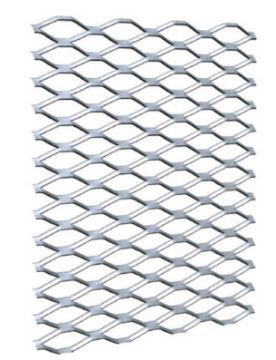 Picture of Expamet 600mm x 2500mm Stainless Steel Diamond Mesh
95S