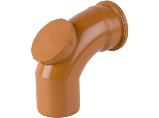 Picture of Brett Martin 110mm Underground 87.5° Bolt On Access Bend
B1839