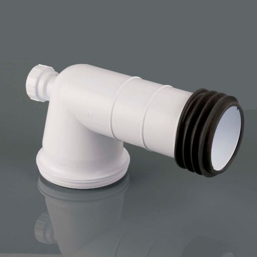 Picture of Brett Martin 110mm 90° Bent Pan Connector with Boss Inlet
B5155