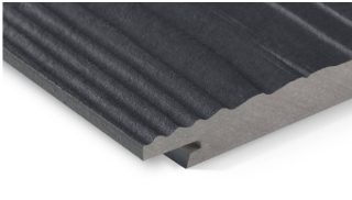 Picture of Swisspearl Plank Connect 11mm x 210mm CP150 Anthracite Grey 3m
43120059 (1.67 boards per m2 & 10% wastage and cuts - 64 per pallet)