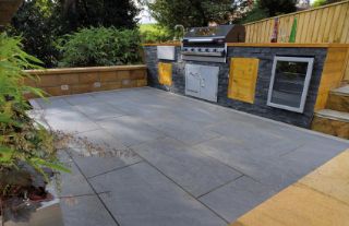Picture of Pavestone Porcelain Paving Tile Dolomite Dark