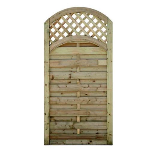 Picture of Sussex Arch Top Gate Treated Green 0.9m x 1.8m