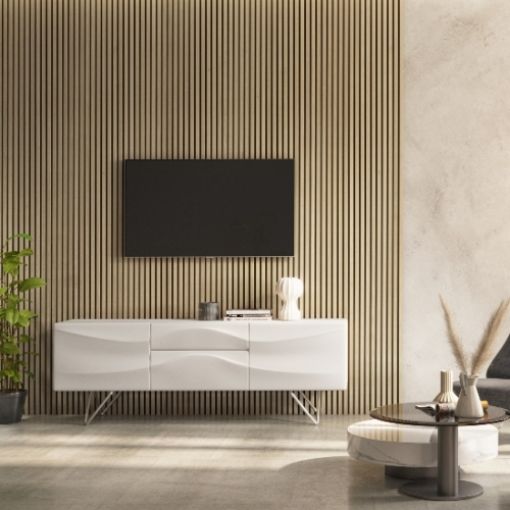 Picture of Cheshire Light Oak Acoustic Slat Wall Panel